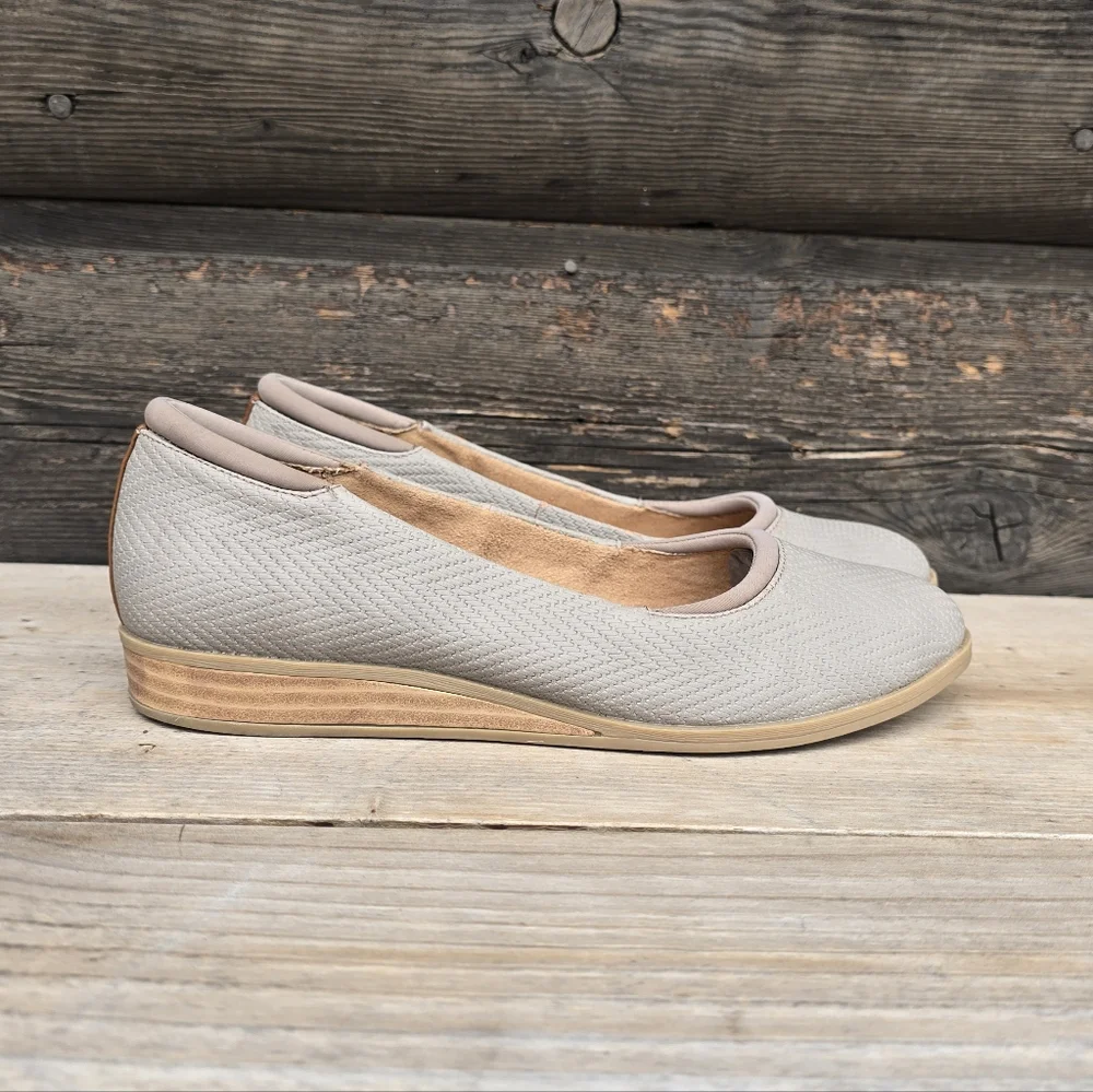 Dr. Scholl's Depth Modern Minimalist Comfort Ballet Wedge Flats 6M